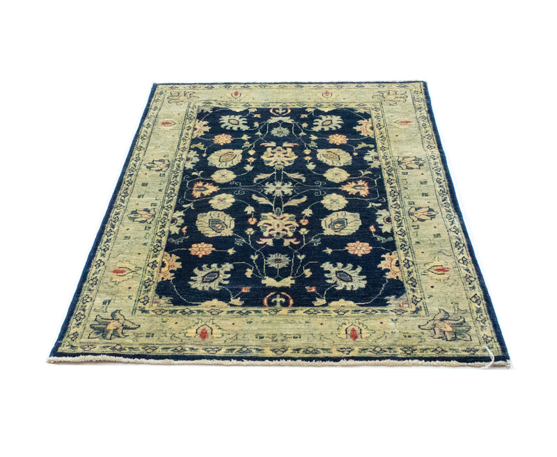 Tapis Ziegler - 149 x 100 cm - bleu foncé