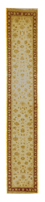 Tapis de couloir Tapis Ziegler - 455 x 79 cm - beige clair