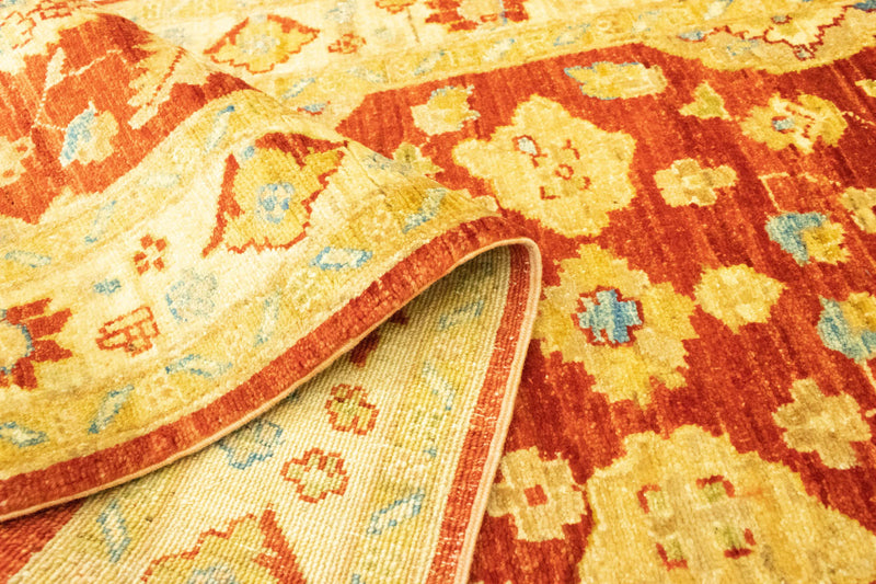 Tapis de couloir Tapis Ziegler - 288 x 80 cm - rouge