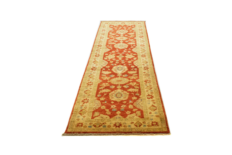 Tapis de couloir Tapis Ziegler - 288 x 80 cm - rouge
