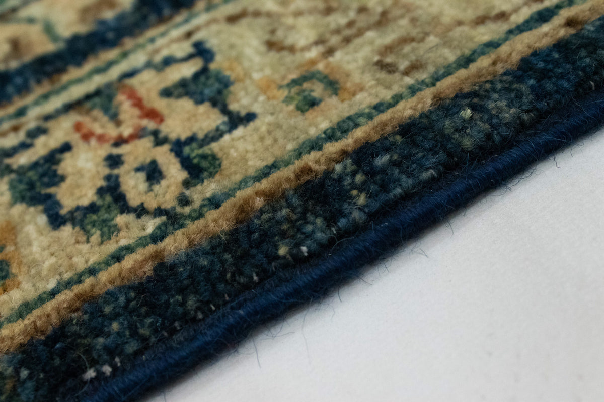 Tapis Ziegler - 84 x 62 cm - bleu foncé