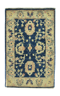 Tapis Ziegler - 96 x 62 cm - bleu foncé