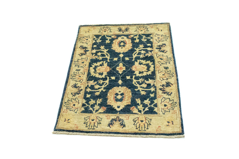 Tapis Ziegler - 96 x 62 cm - bleu foncé