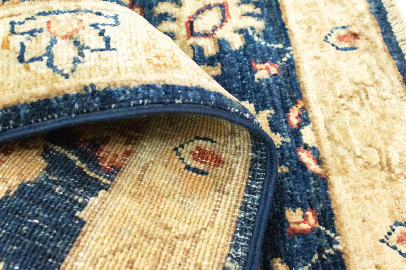 Tapis Ziegler - 98 x 52 cm - bleu foncé