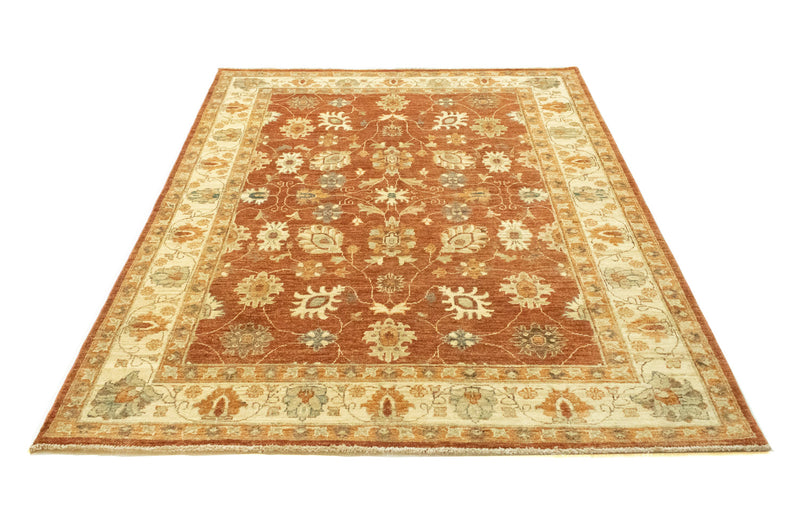 Tapis Ziegler - 198 x 152 cm - rouille
