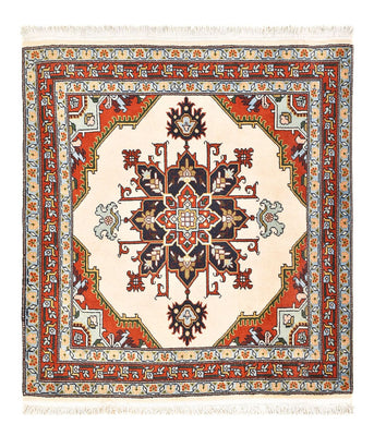 Tapis persan - Nomadic carré  - 105 x 100 cm - crème