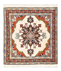 Tapis persan - Nomadic carré  - 105 x 100 cm - crème