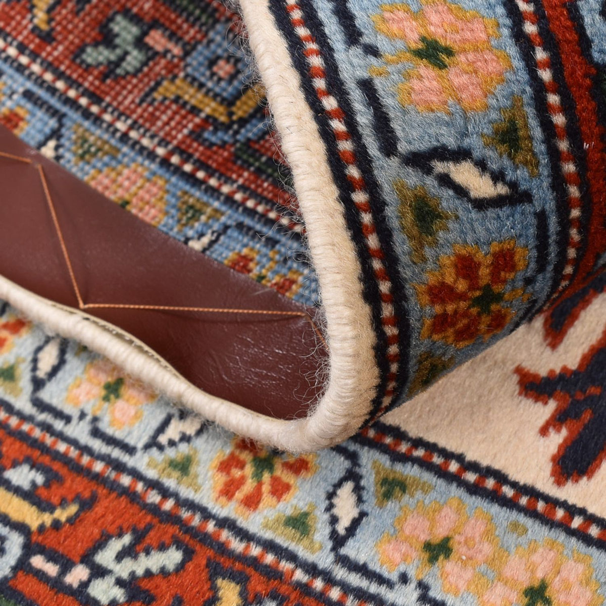 Tapis persan - Nomadic carré  - 105 x 100 cm - crème