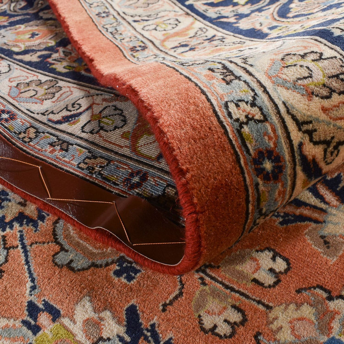 Tapis persan - Classique - Royal carré  - 381 x 381 cm - terracotta