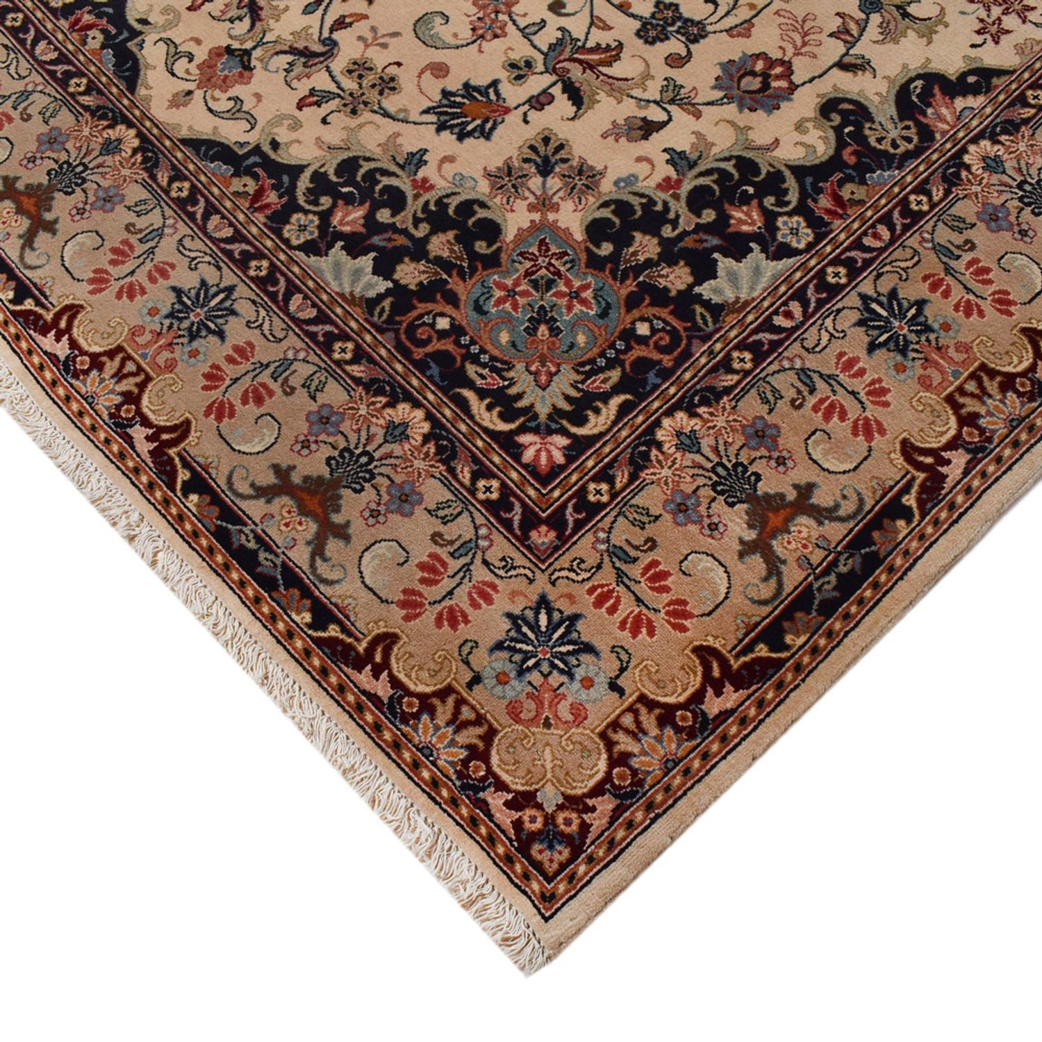 Tapis persan - Keshan - 302 x 197 cm - beige