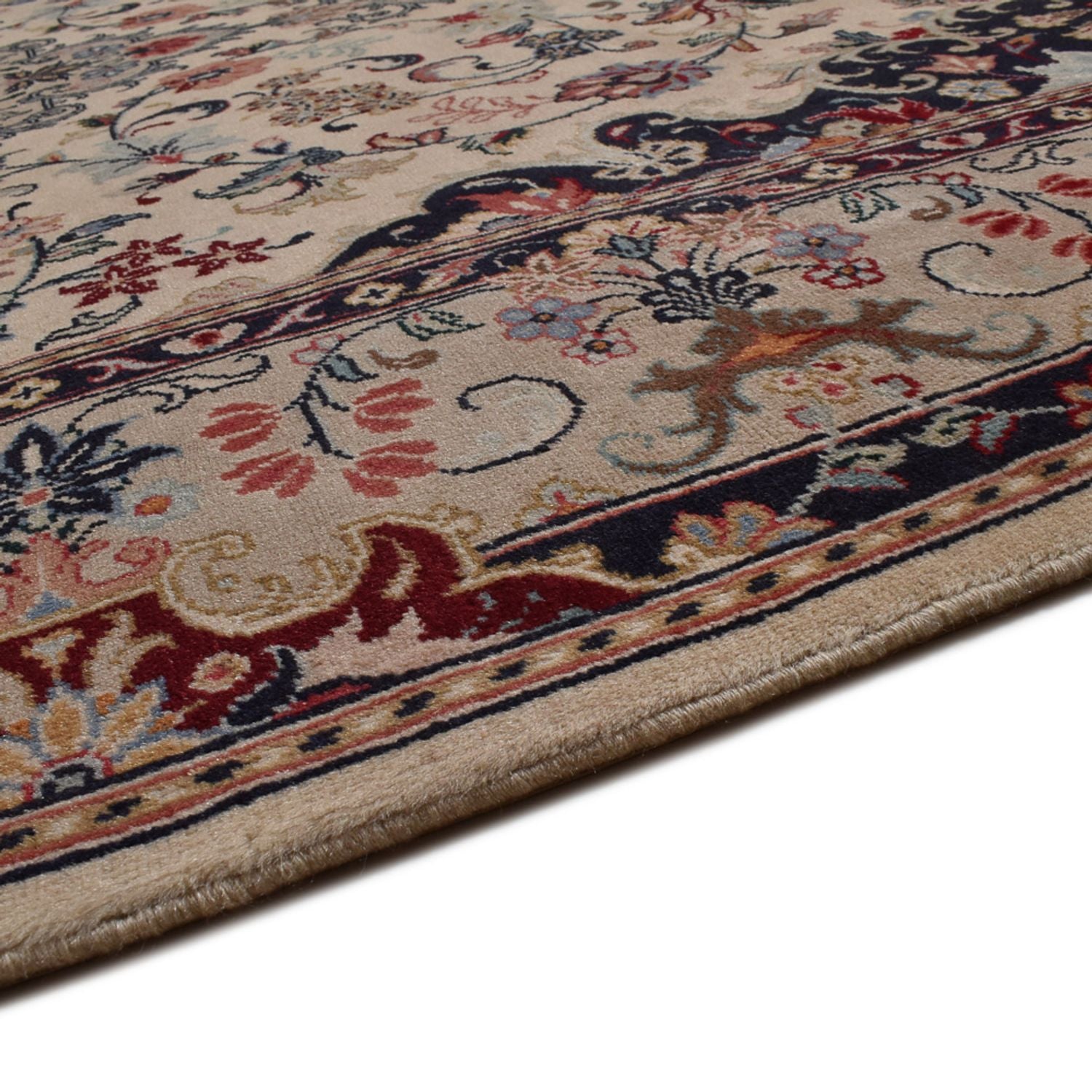 Tapis persan - Keshan - 302 x 197 cm - beige