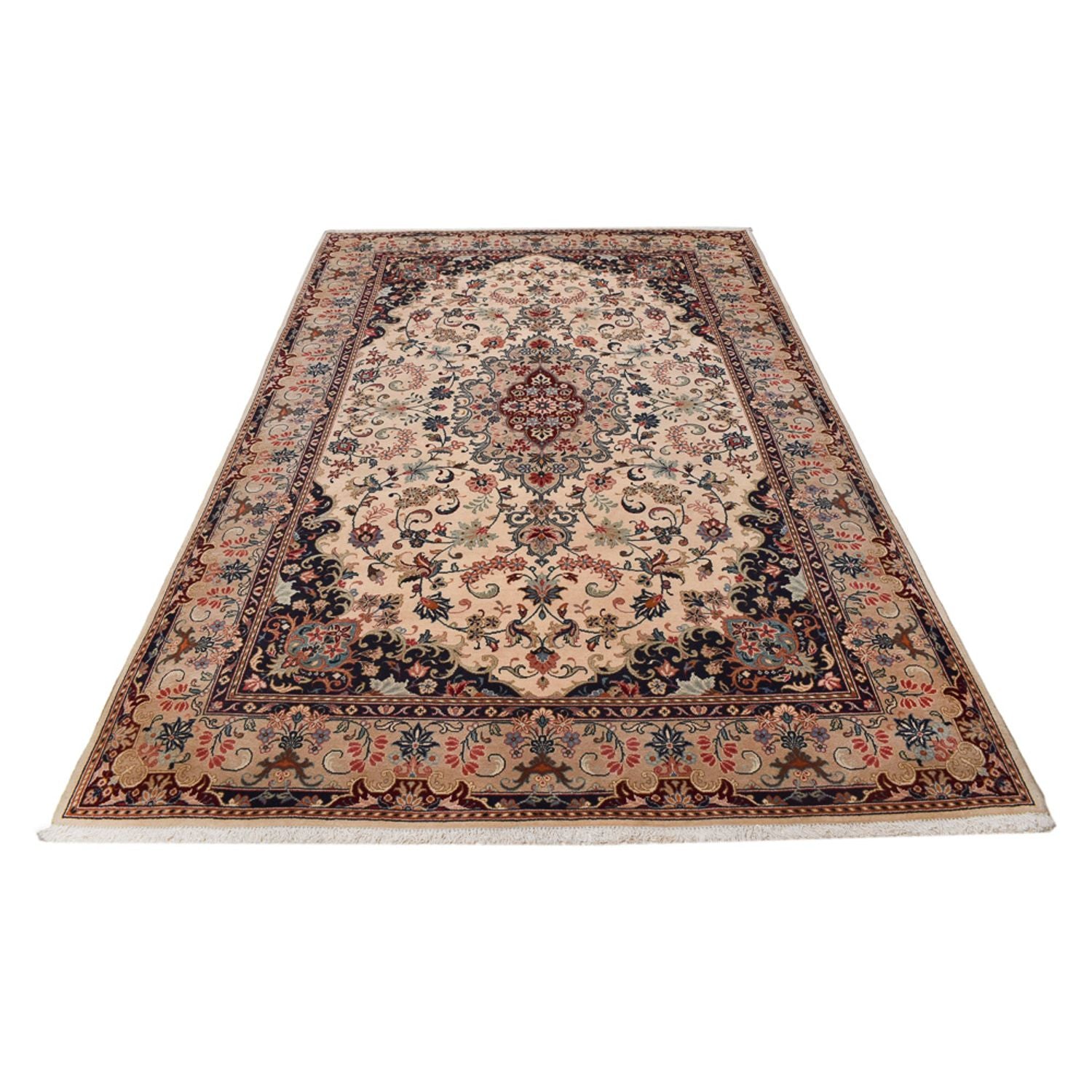 Tapis persan - Keshan - 302 x 197 cm - beige