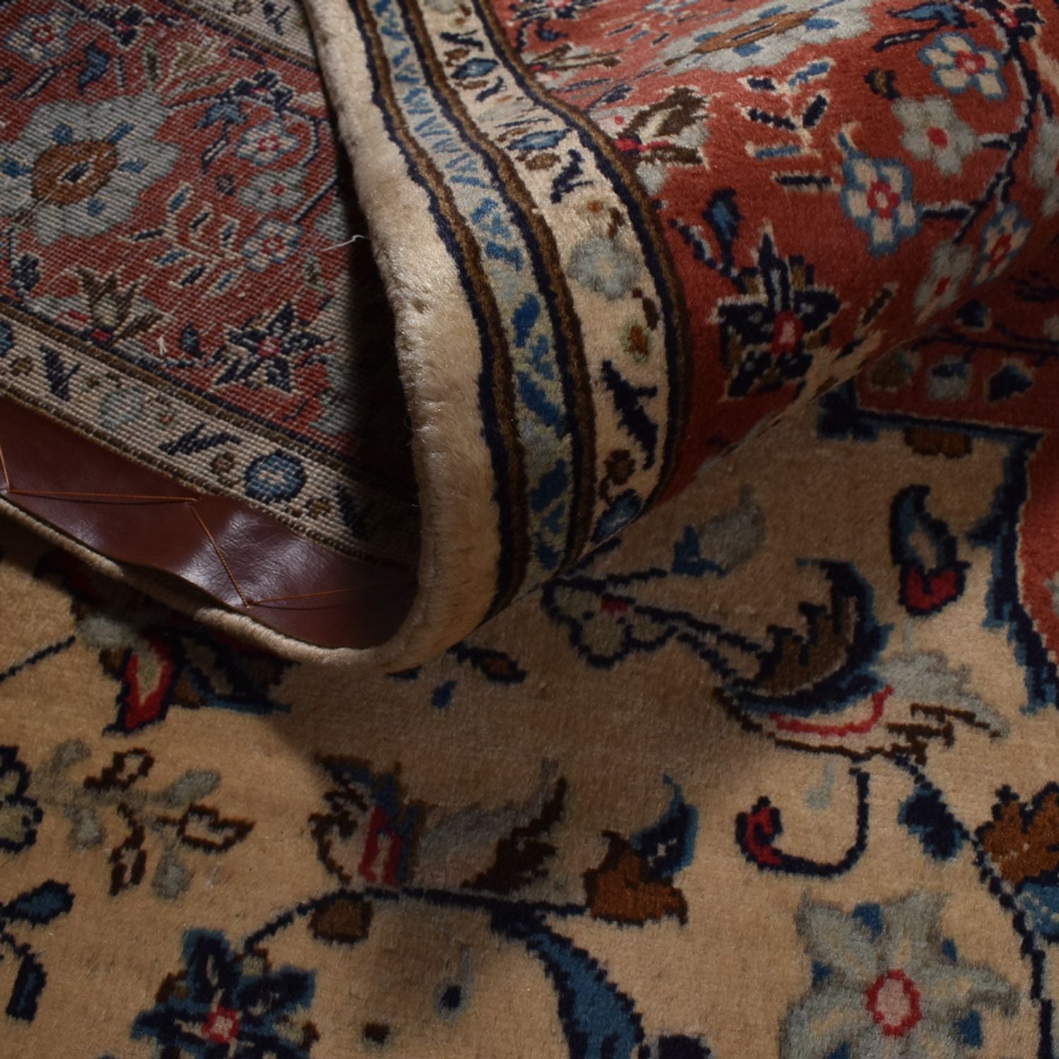 Tapis persan - Keshan - 296 x 201 cm - beige