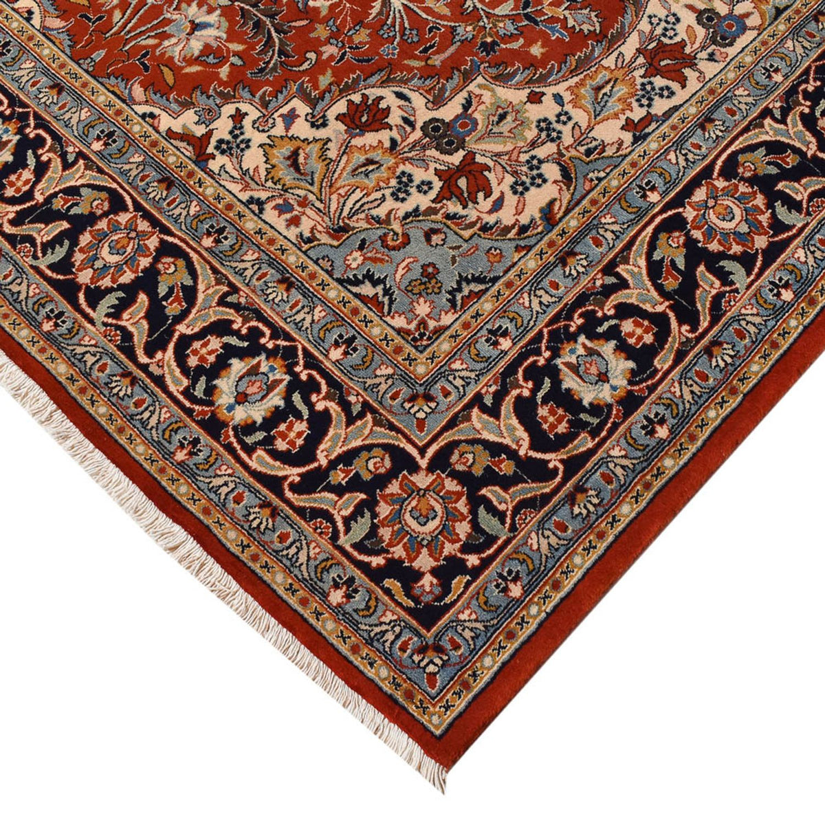 Tapis persan - Classique - 292 x 196 cm - rouge foncé