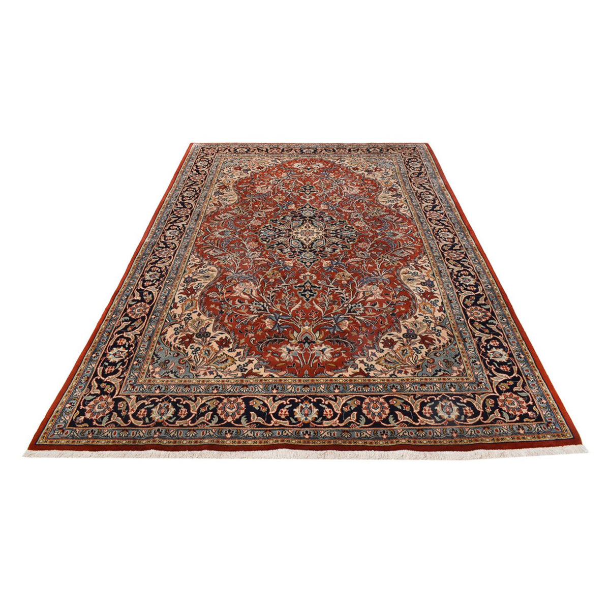 Tapis persan - Classique - 292 x 196 cm - rouge foncé