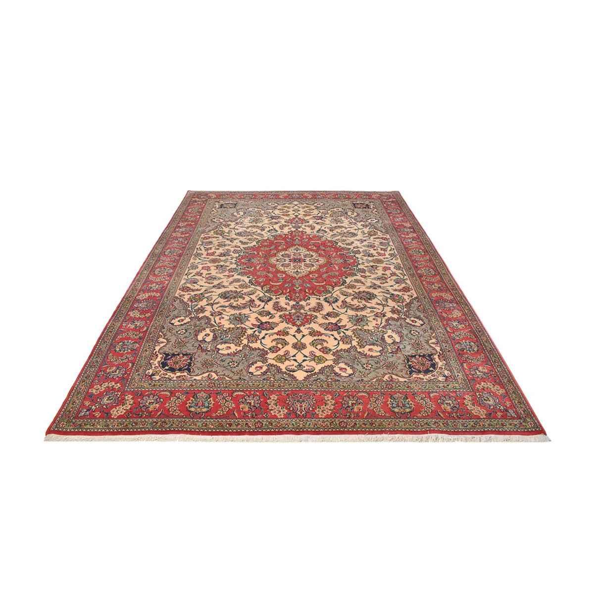 Tapis persan - Ghom - 353 x 255 cm - rouge