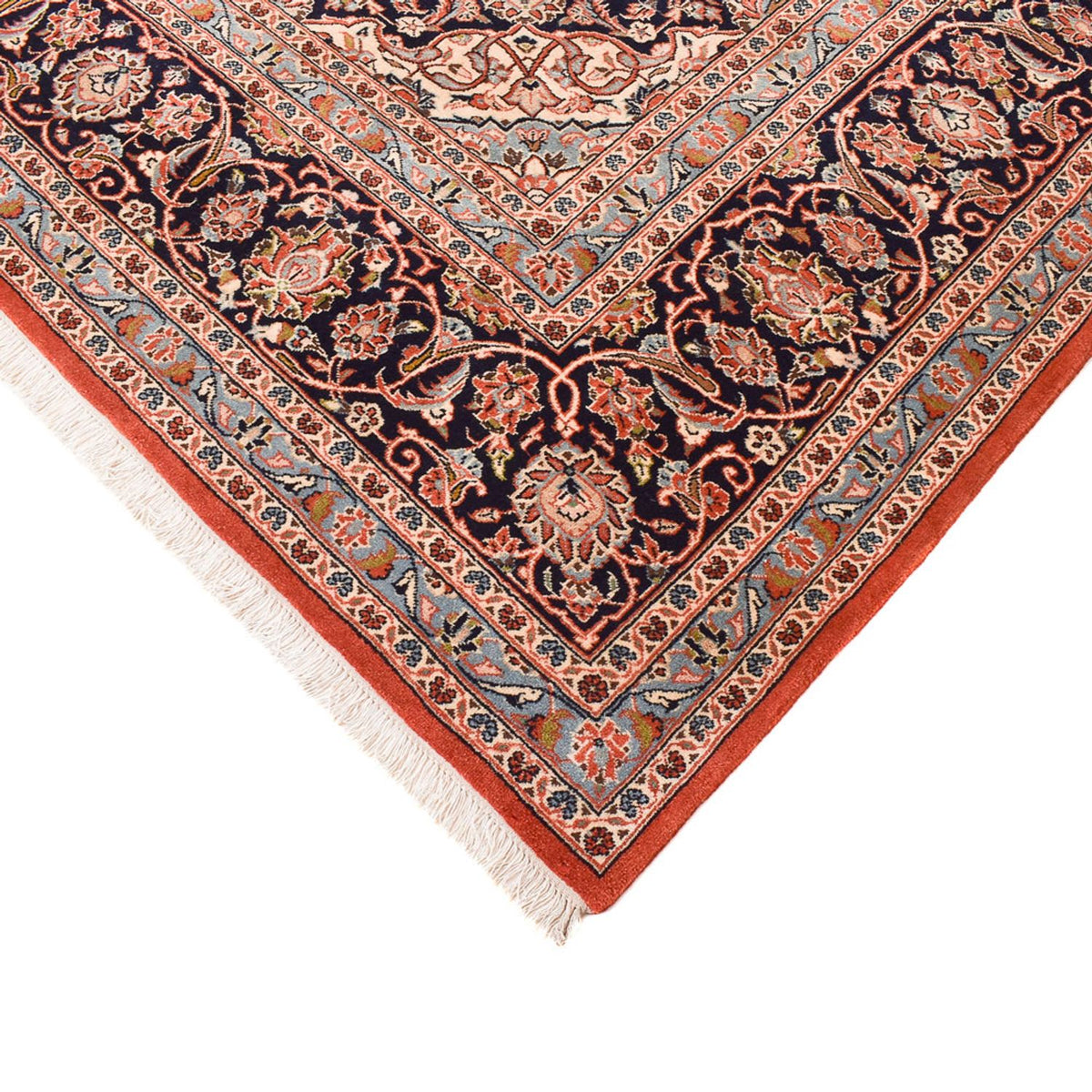Tapis persan - Keshan - Royal - 395 x 298 cm - rouge clair