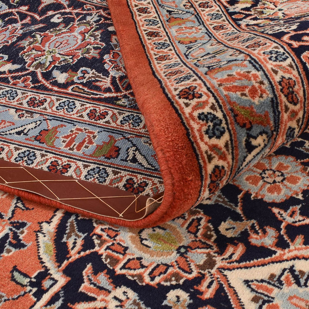 Tapis persan - Keshan - Royal - 395 x 298 cm - rouge clair