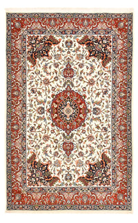 Tapis persan - Ghom - Royal - 216 x 140 cm - crème