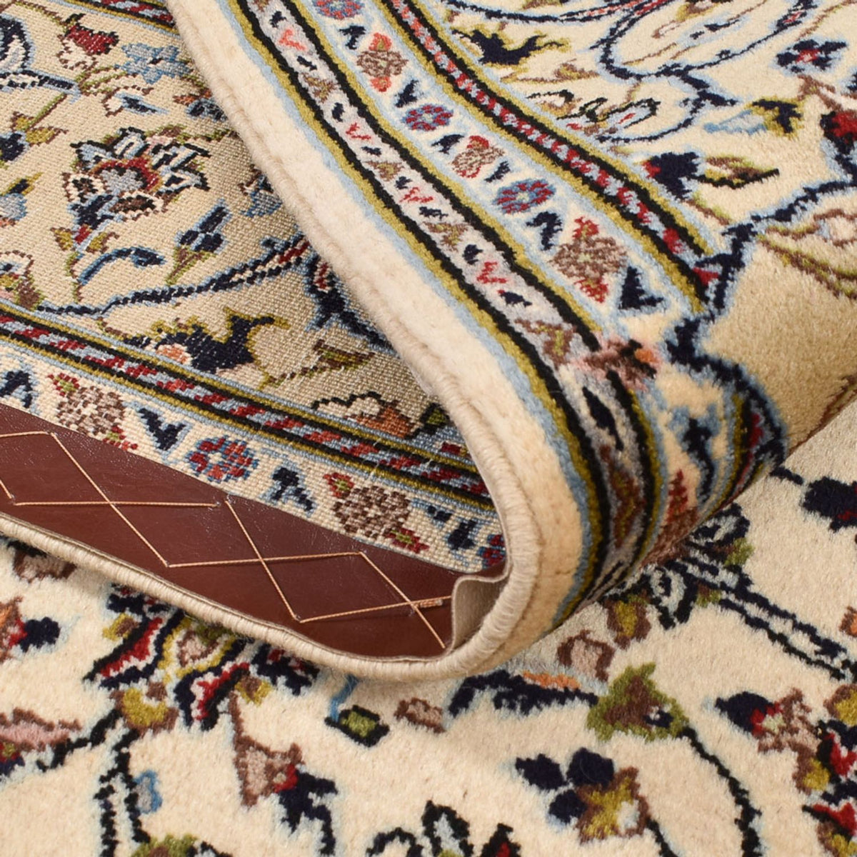 Tapis persan - Keshan - Royal - 208 x 135 cm - crème