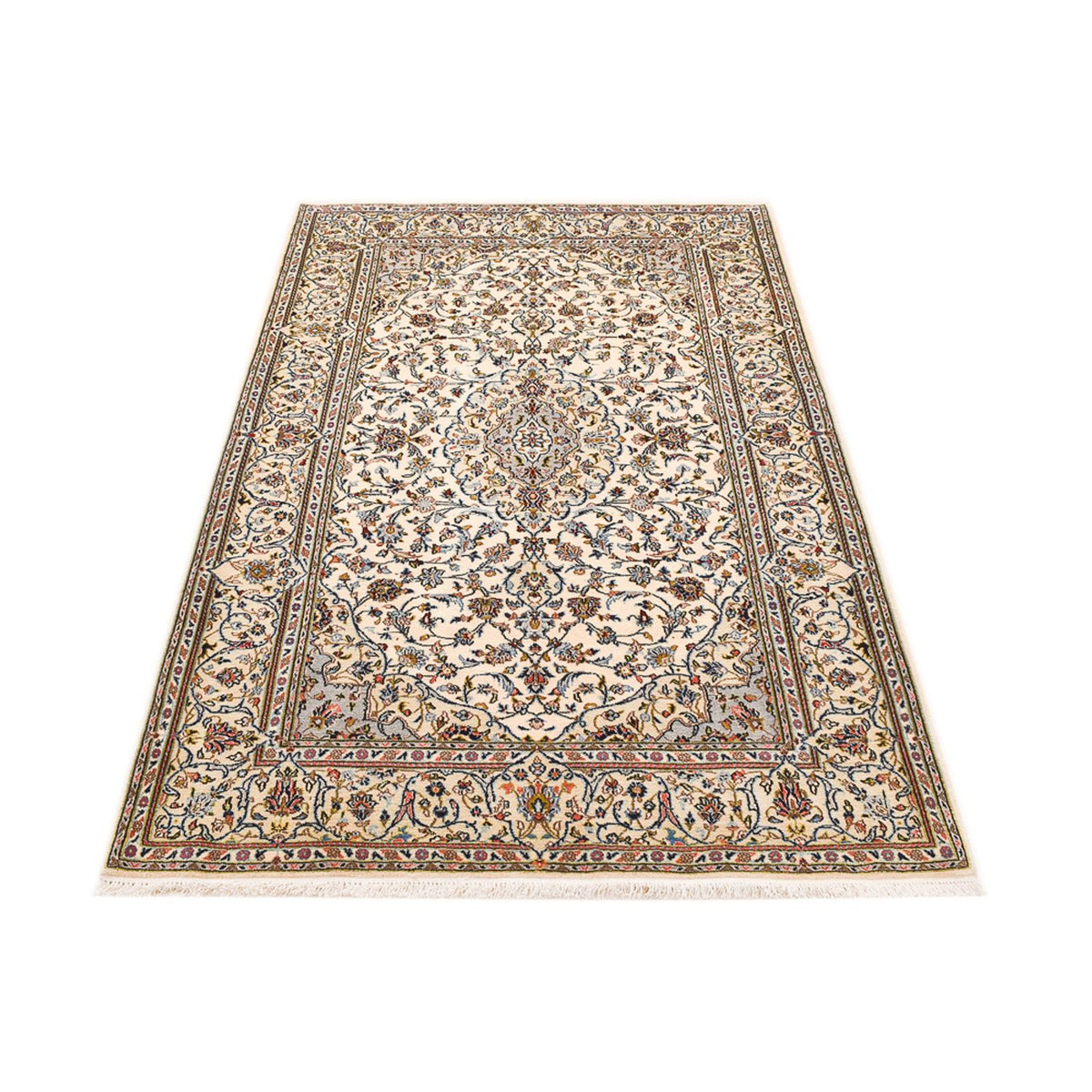 Tapis persan - Keshan - Royal - 208 x 135 cm - crème