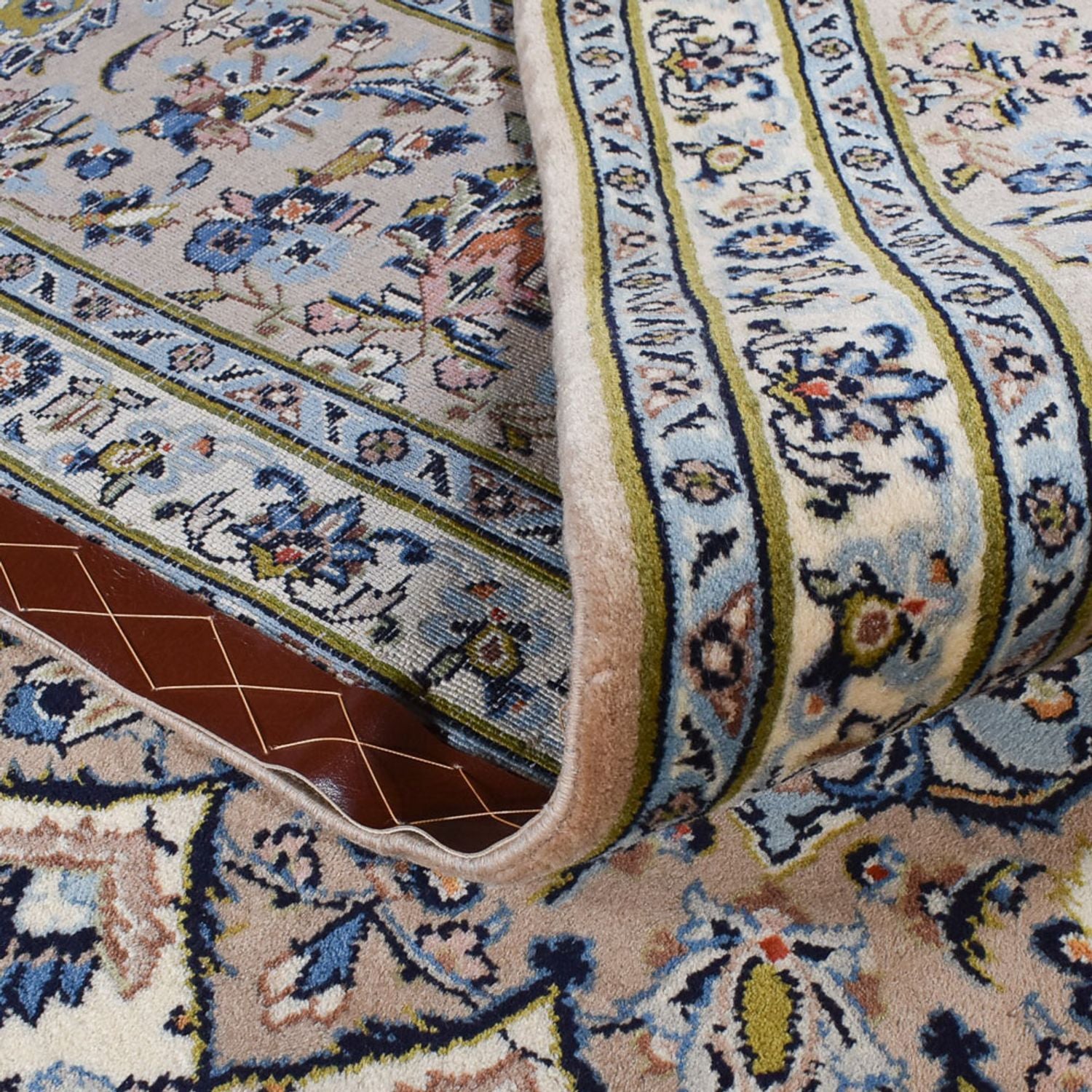 Tapis persan - Keshan - 352 x 257 cm - gris