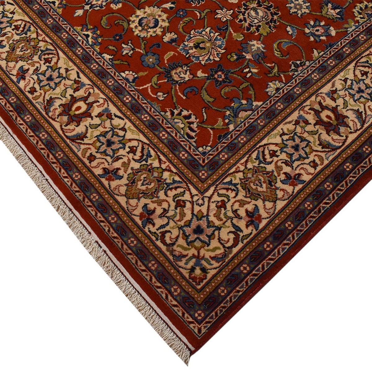 Tapis persan - Classique - 289 x 194 cm - rouge foncé