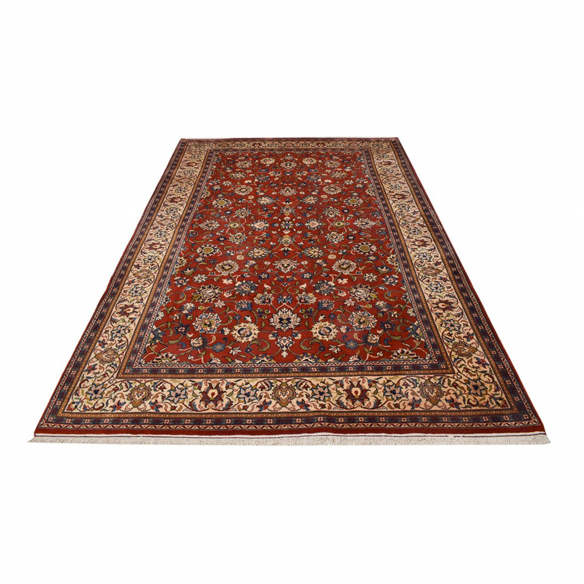 Tapis persan - Classique - 289 x 194 cm - rouge foncé