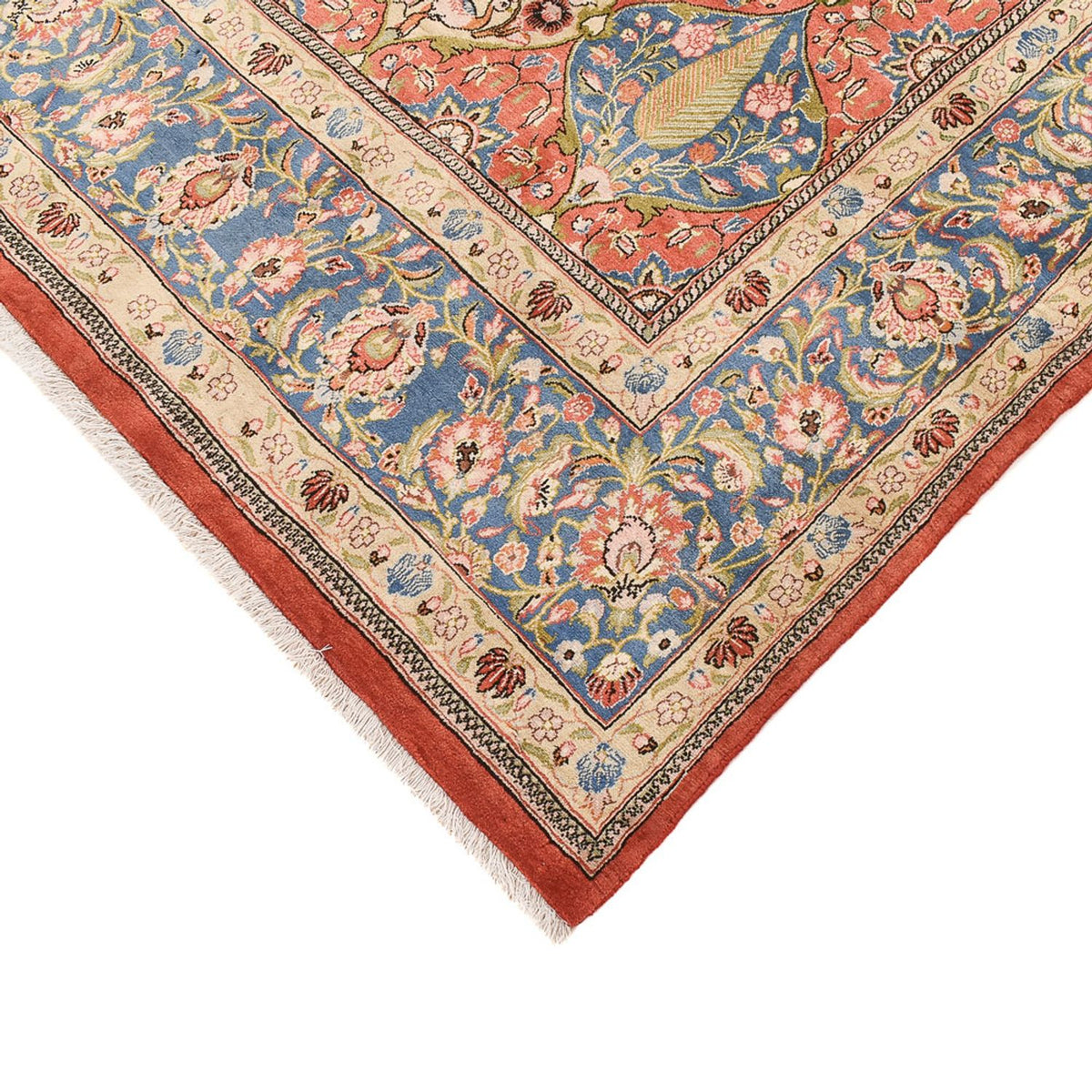 Tapis de couloir Tapis persan - Keshan - 282 x 145 cm - multicolore