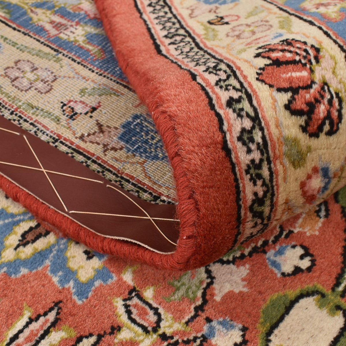 Tapis de couloir Tapis persan - Keshan - 282 x 145 cm - multicolore