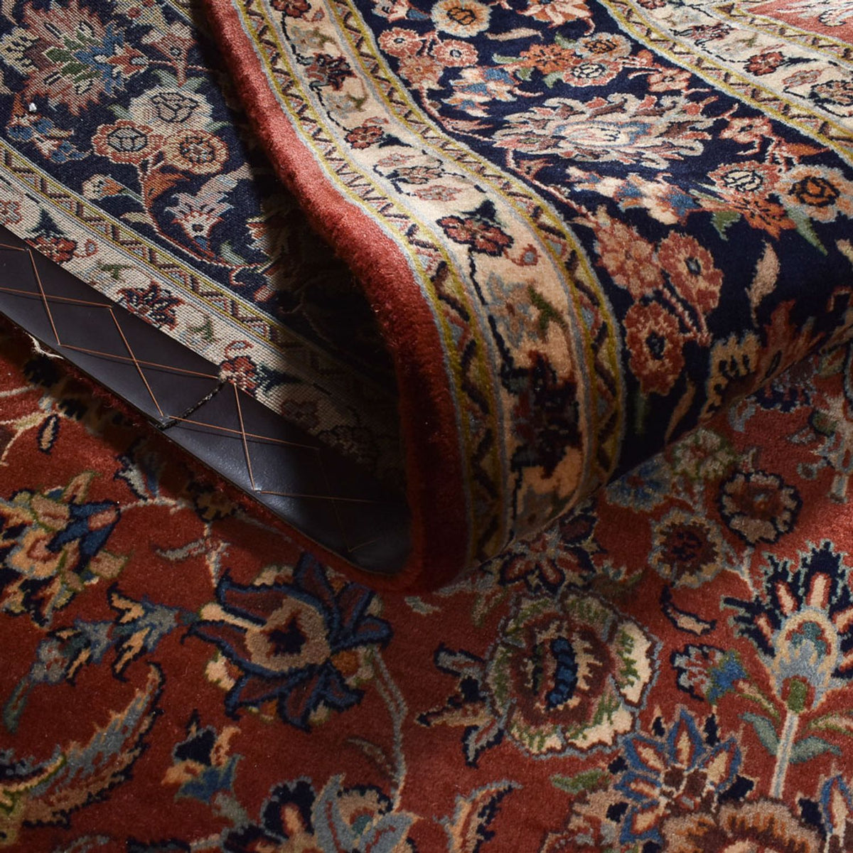 Tapis persan - Nomadic - 296 x 194 cm - rouge foncé