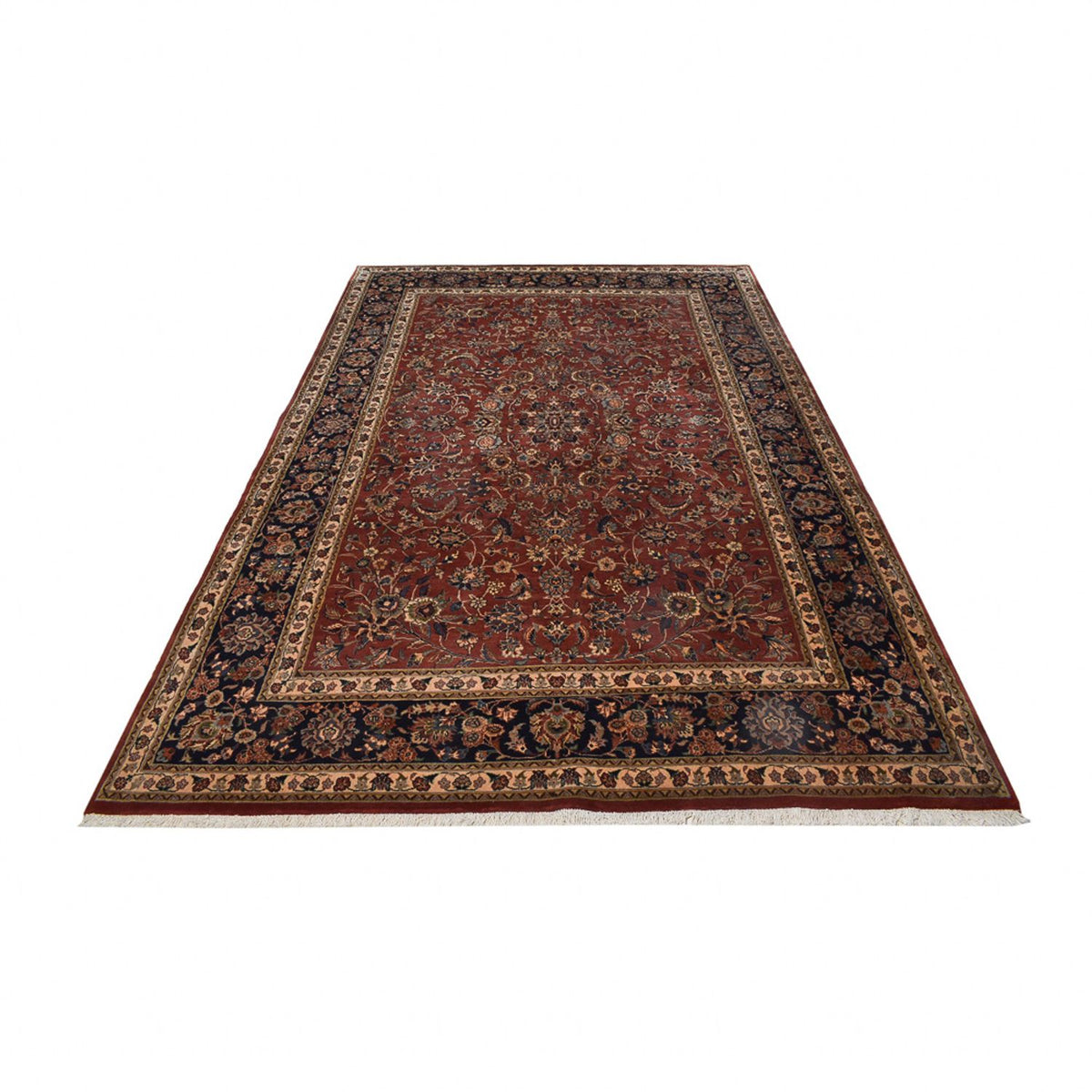 Tapis persan - Nomadic - 296 x 194 cm - rouge foncé