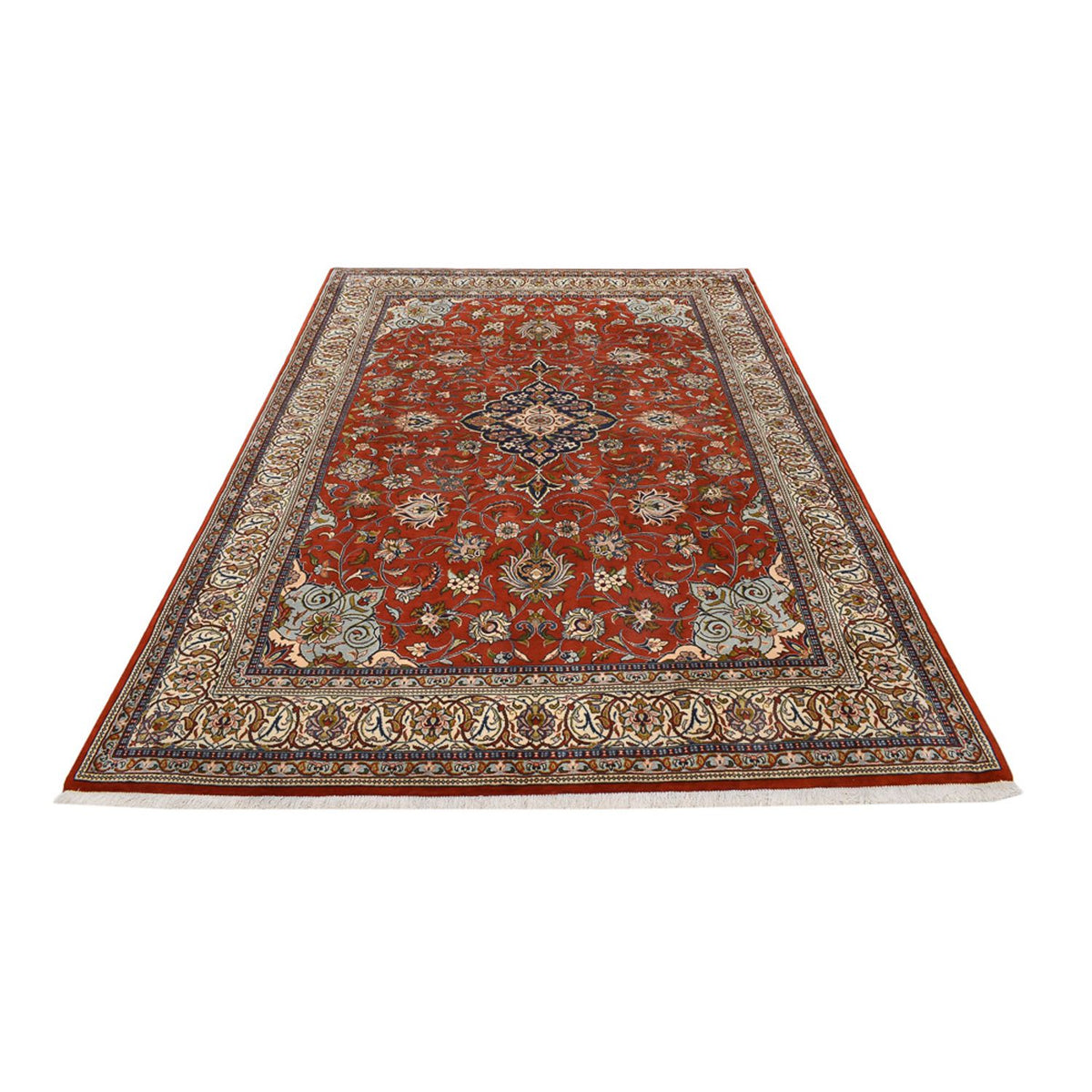 Tapis persan - Classique - 293 x 207 cm - rouge foncé