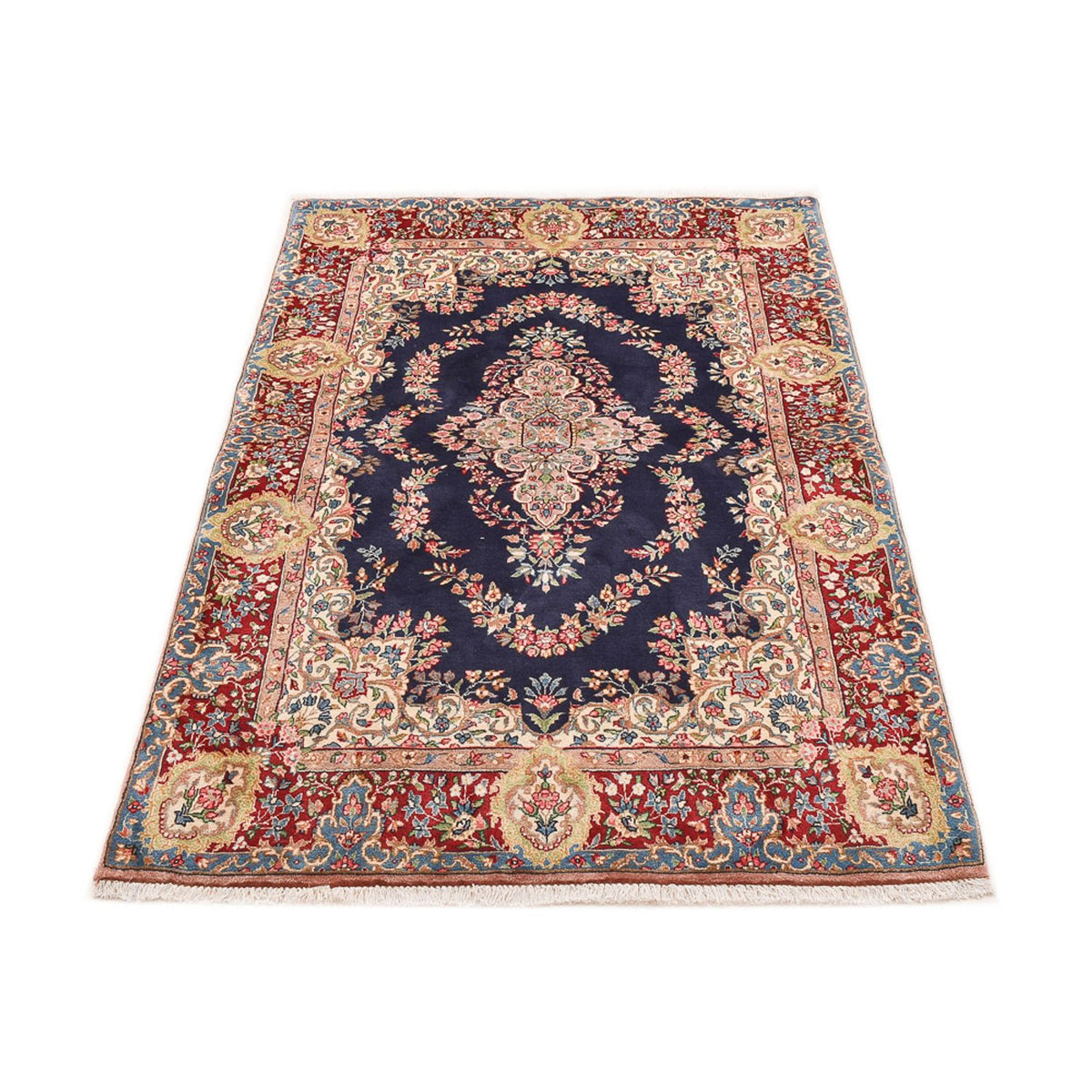 Tapis persan - Royal - 183 x 120 cm - bleu foncé