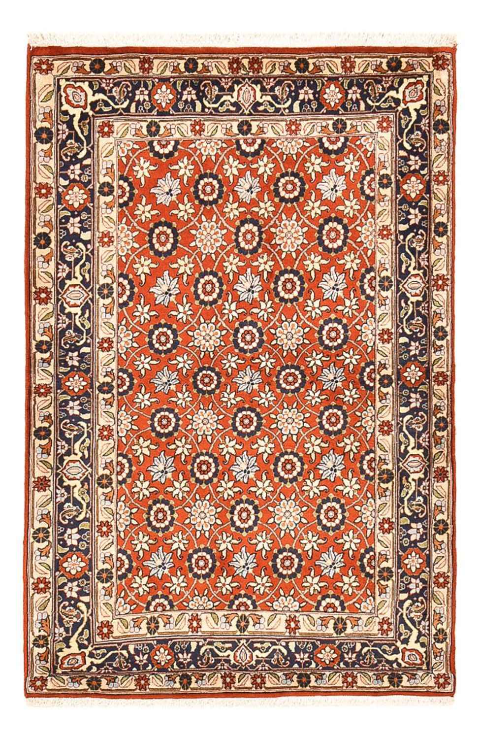 Tapis persan - Nomadic - 157 x 102 cm - rouge clair