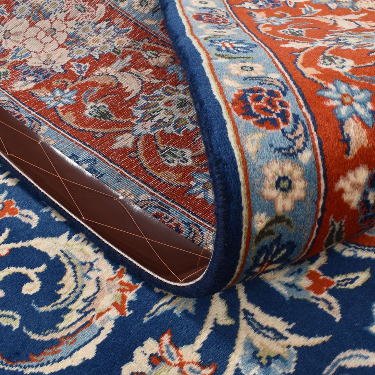 Tapis persan - Classique - 242 x 200 cm - bleu