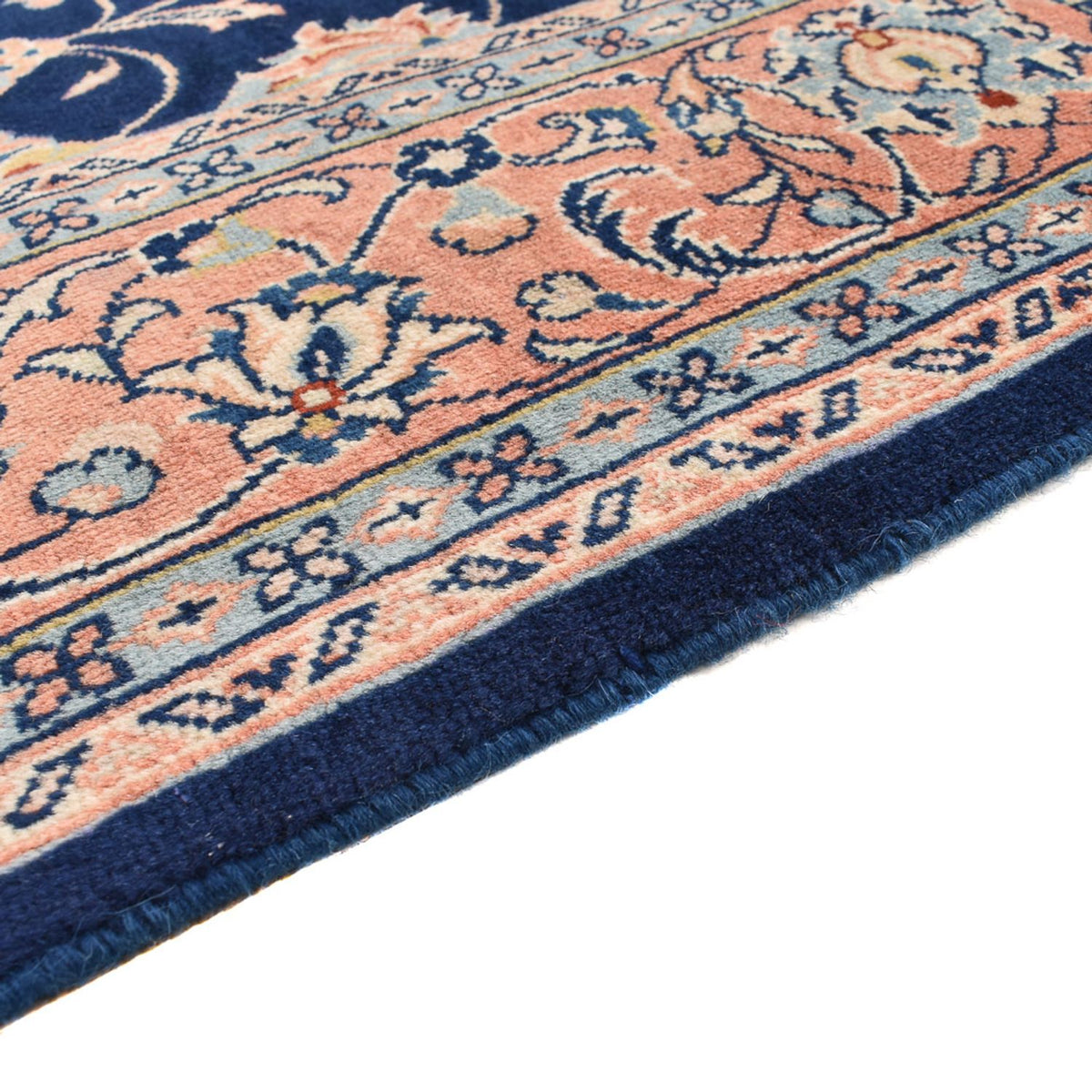 Tapis persan - Classique carré  - 199 x 183 cm - bleu foncé