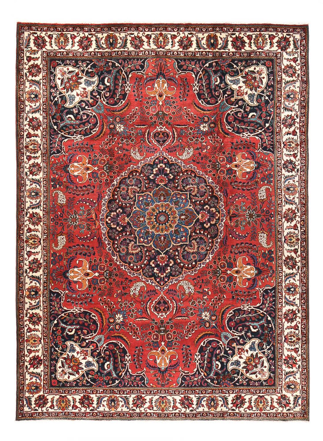 Tapis persan - Nomadic - 440 x 316 cm - rouge