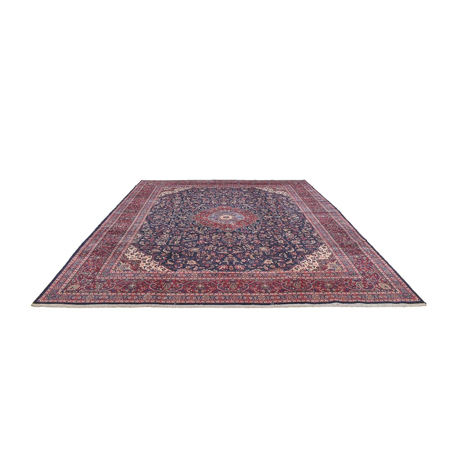 Tapis persan - Classique - 438 x 352 cm - rouge foncé