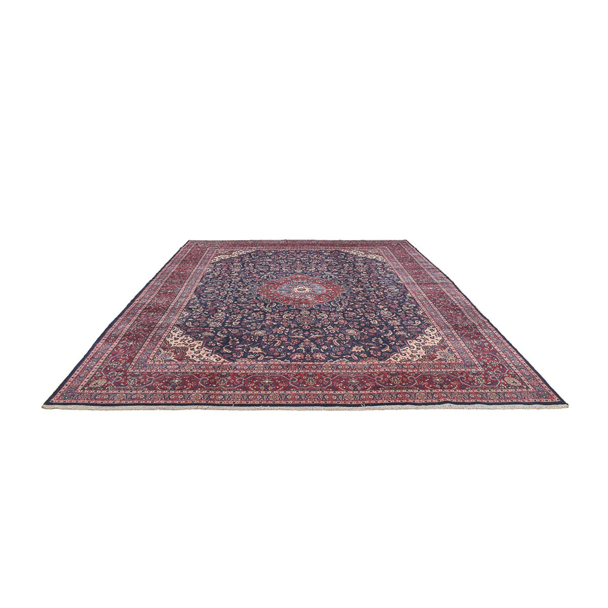 Tapis persan - Classique - 438 x 352 cm - rouge foncé
