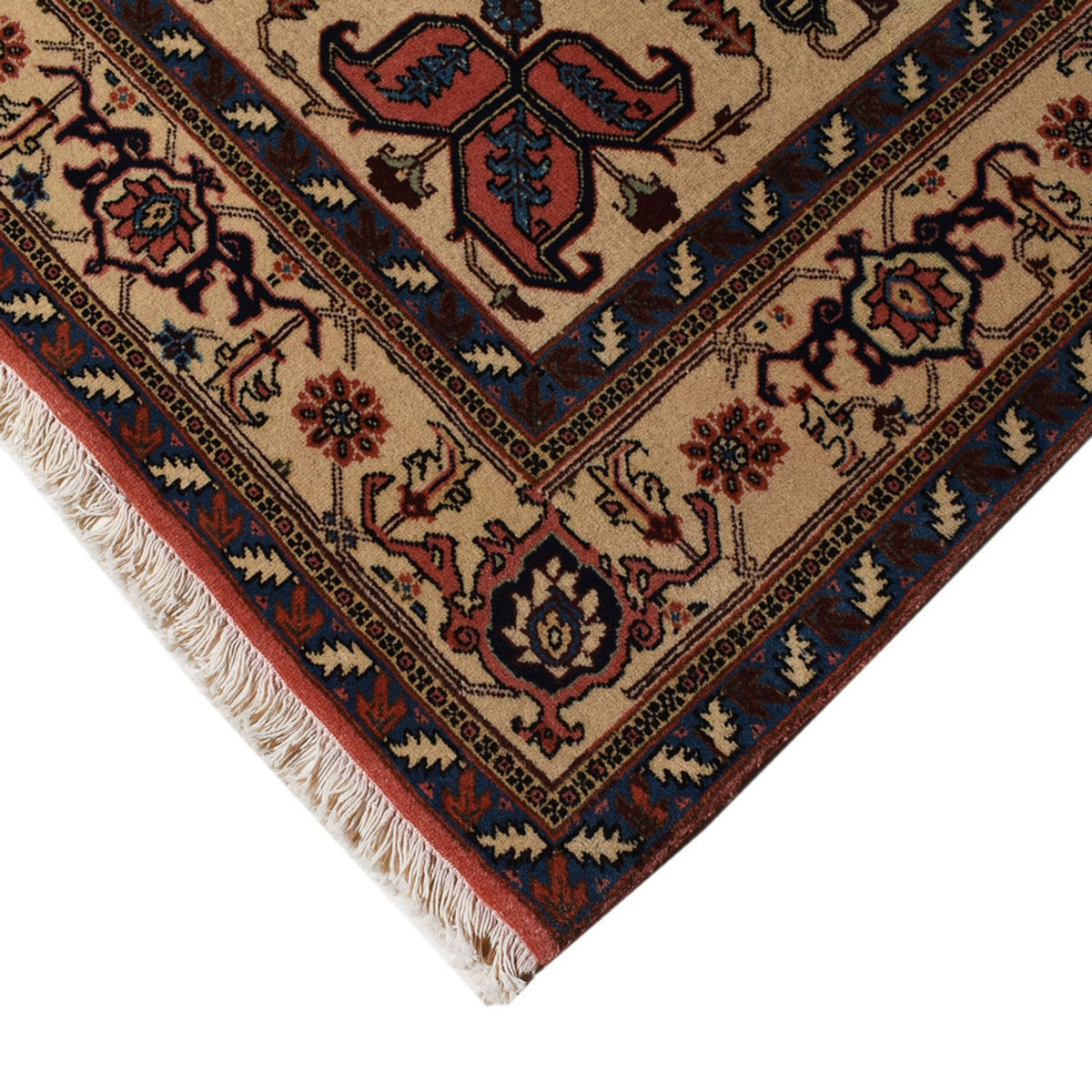 Tapis persan - Nomadic - 280 x 197 cm - rouge clair