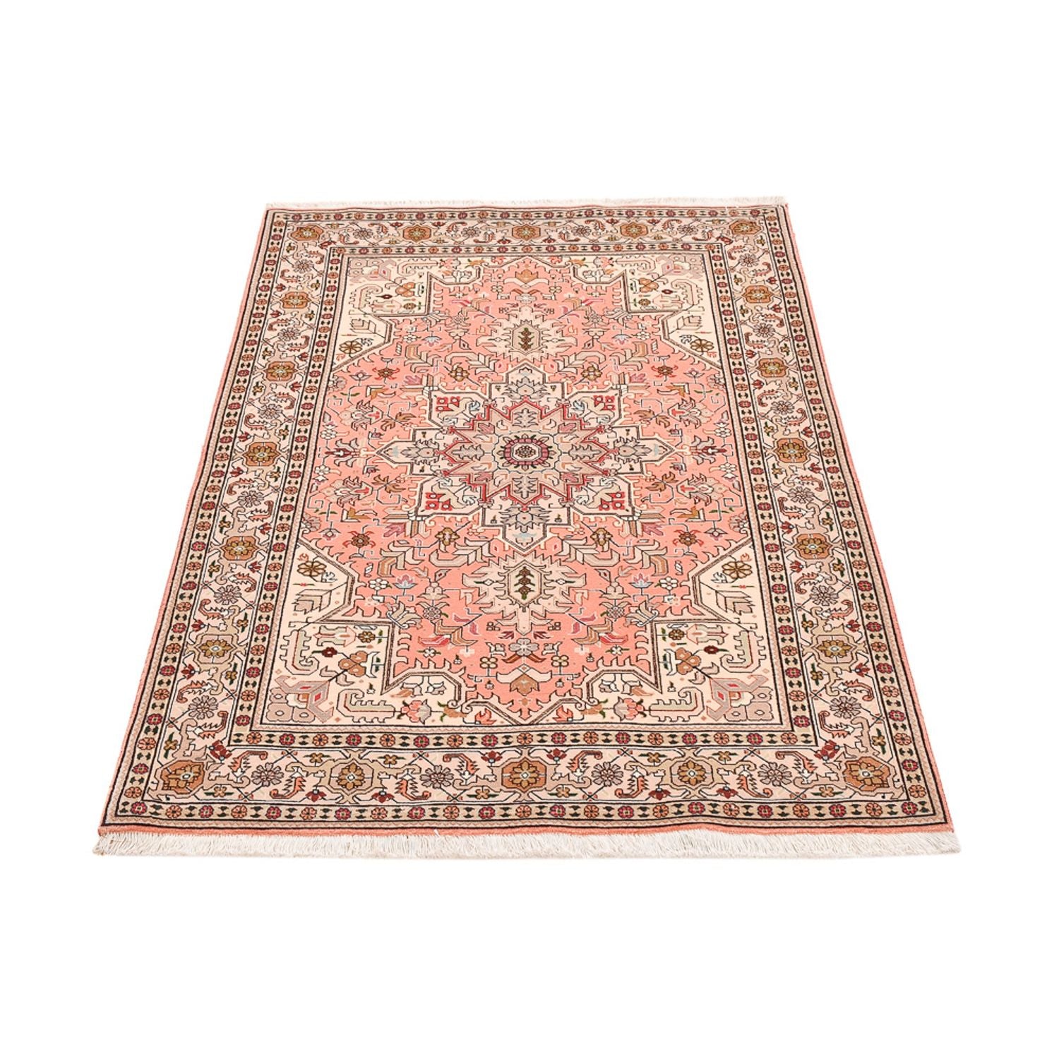 Tapis persan - Tabriz - Royal - 159 x 106 cm - rouge clair