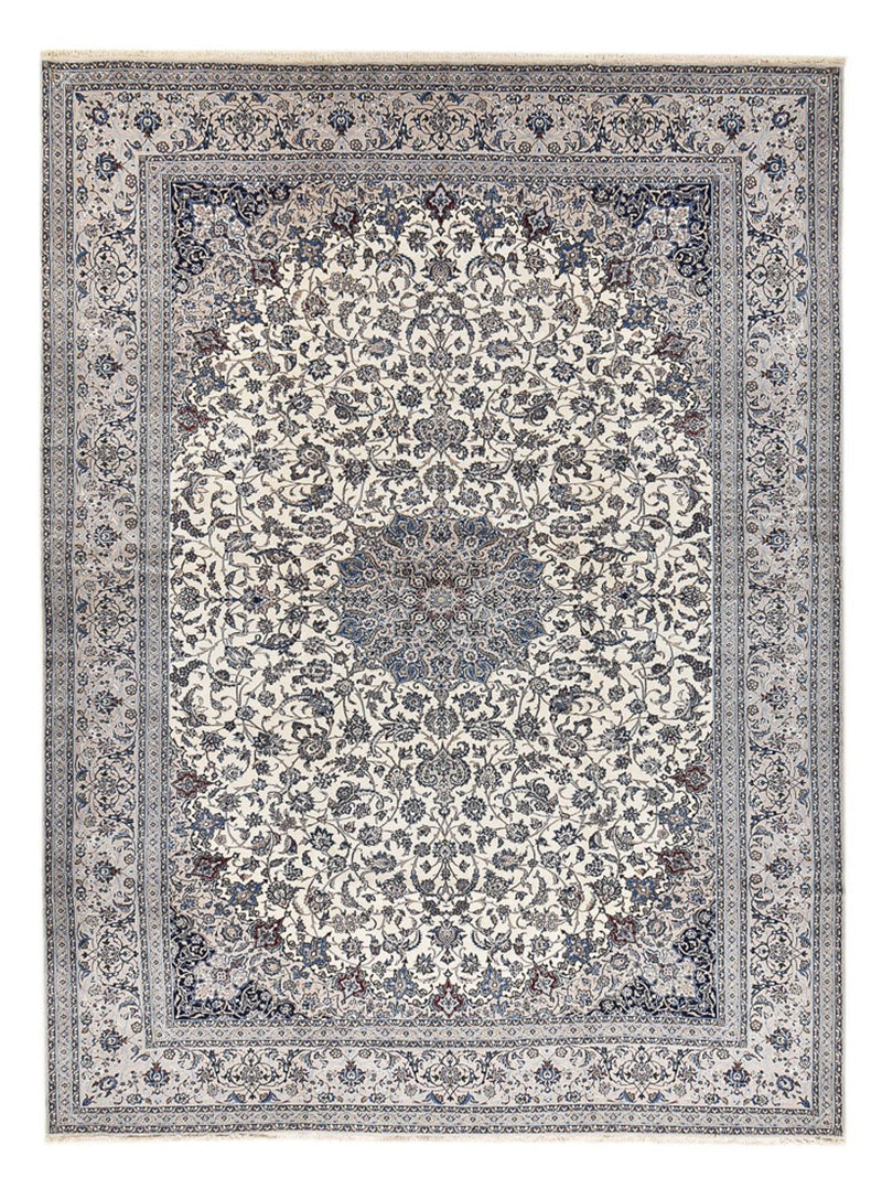 Tapis persan - Nain - Premium - 485 x 350 cm - crème
