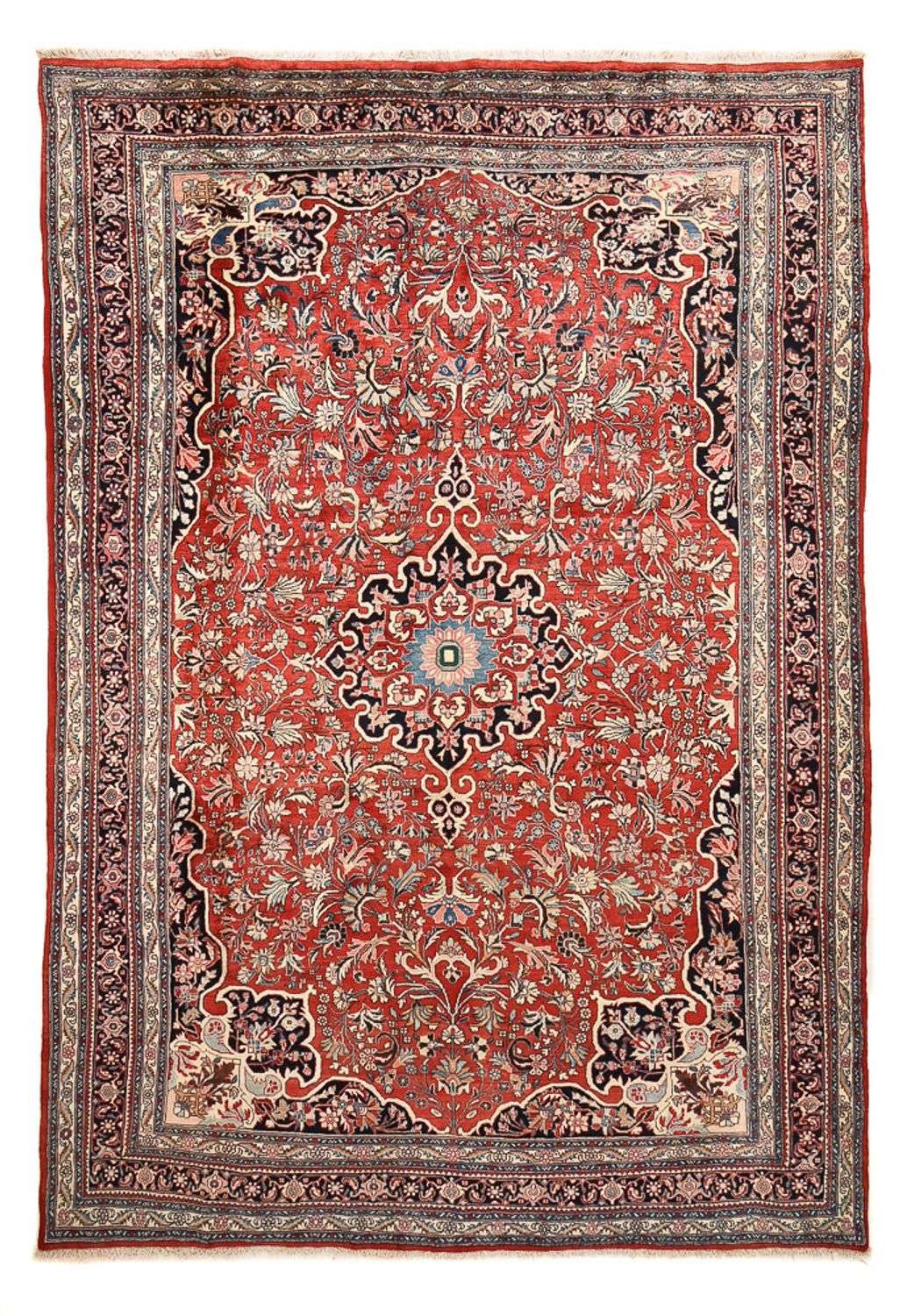 Tapis persan - Bidjar - 384 x 261 cm - rouge