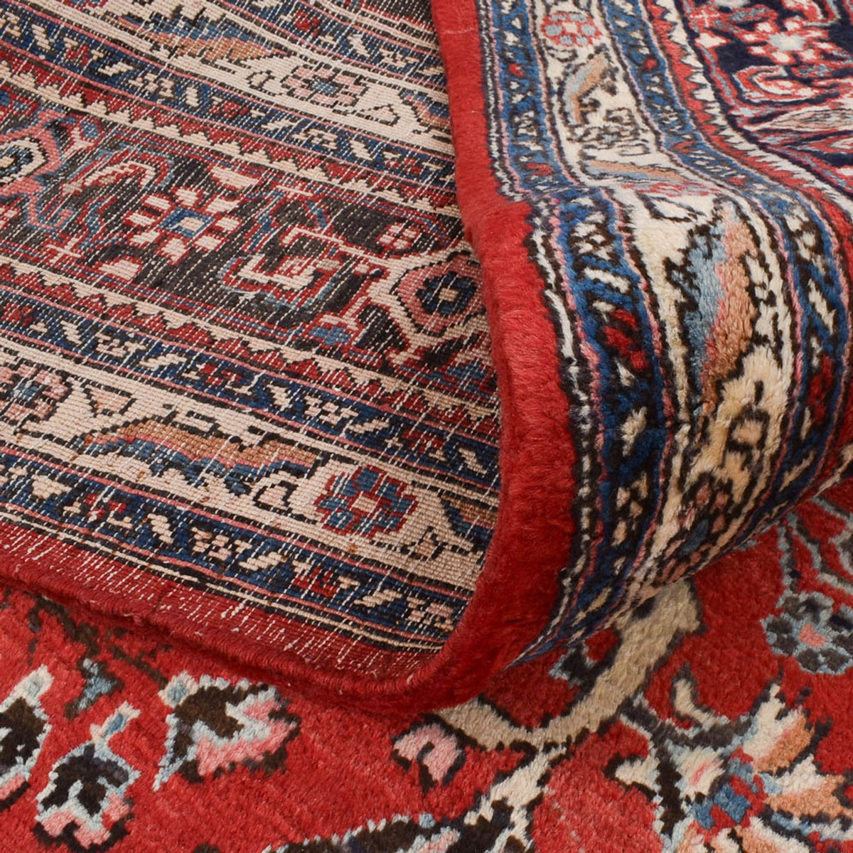 Tapis persan - Bidjar - 384 x 261 cm - rouge