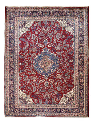 Tapis persan - Classique - 407 x 307 cm - rouge foncé