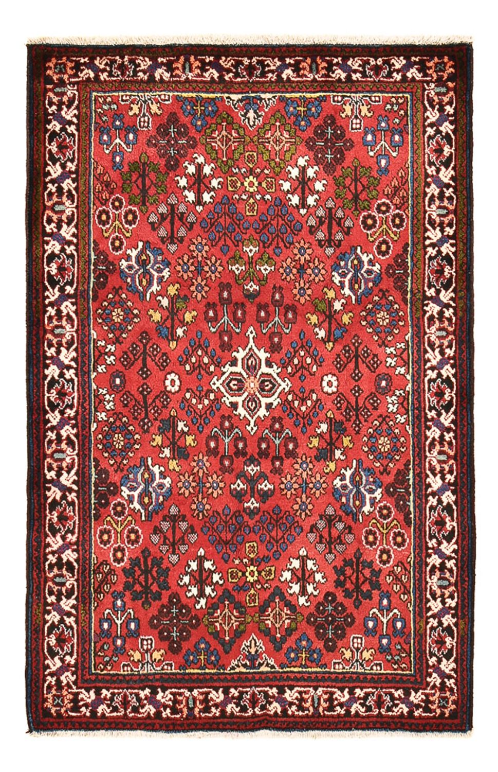 Tapis persan - Nomadic - 164 x 110 cm - rouge