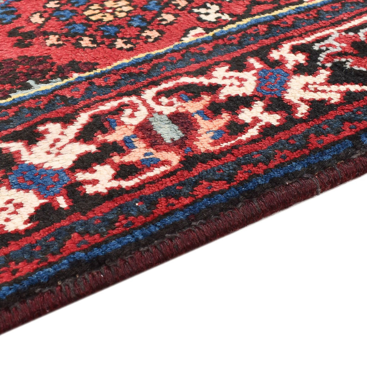 Tapis persan - Nomadic - 164 x 110 cm - rouge