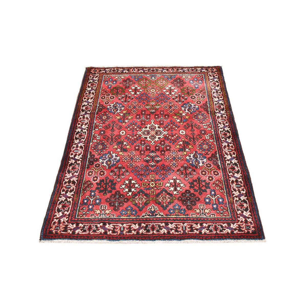 Tapis persan - Nomadic - 164 x 110 cm - rouge
