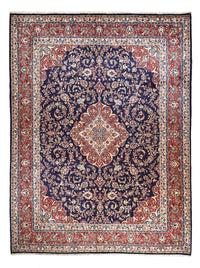 Tapis persan - Classique - 410 x 305 cm - bleu foncé